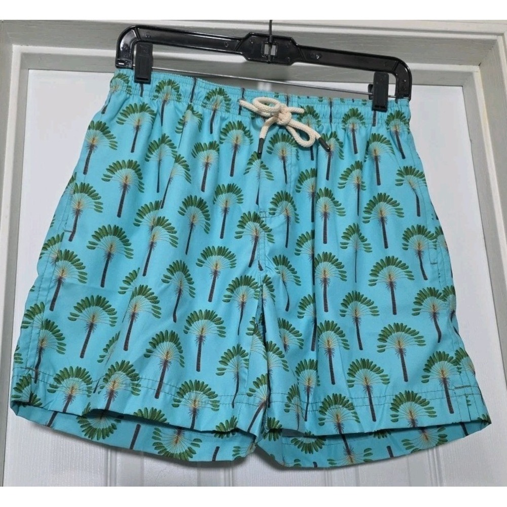 Peninsula Swimwear Men's Swim Shorts Trunks‎ Tropicana Size Large Italy Lined